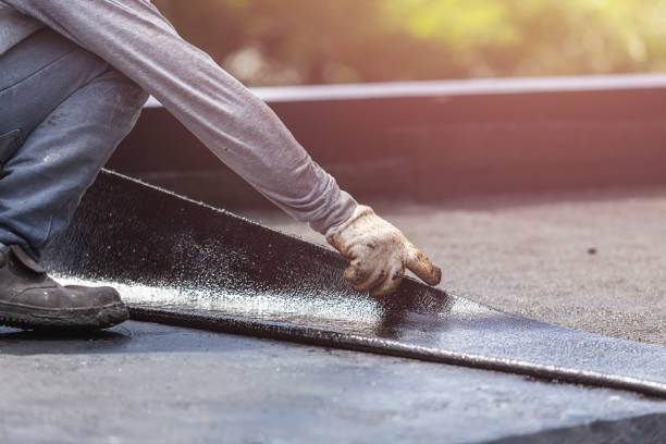 Professional Emergency Waterproofing technician working in Eastport, ME